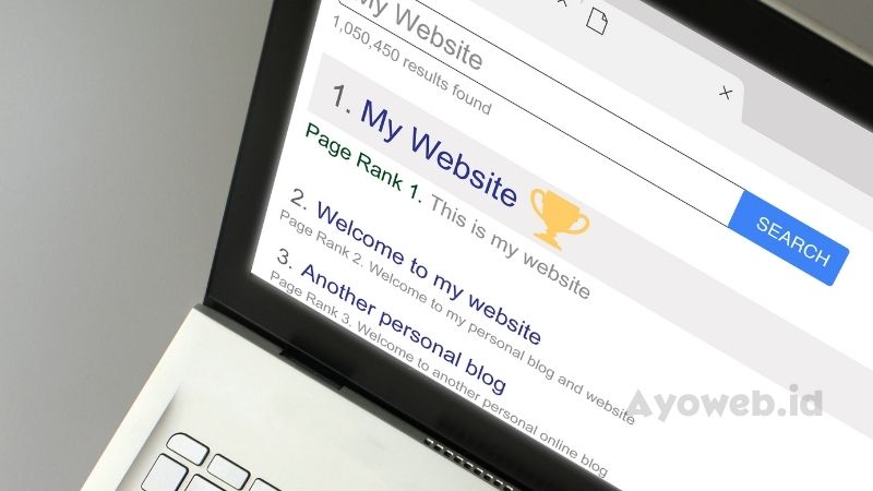 cara website muncul di google