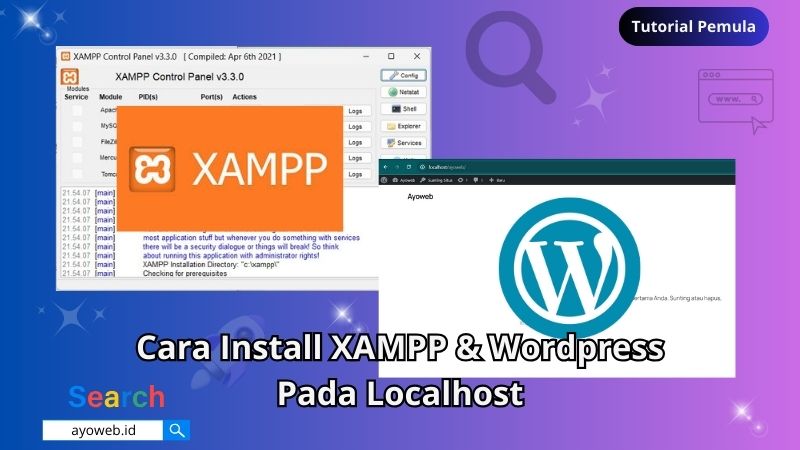 cara menjalankan wordpress di localhost XAMPP
